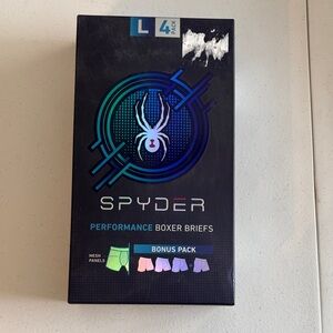 Spyder performance boxer briefs brand new
